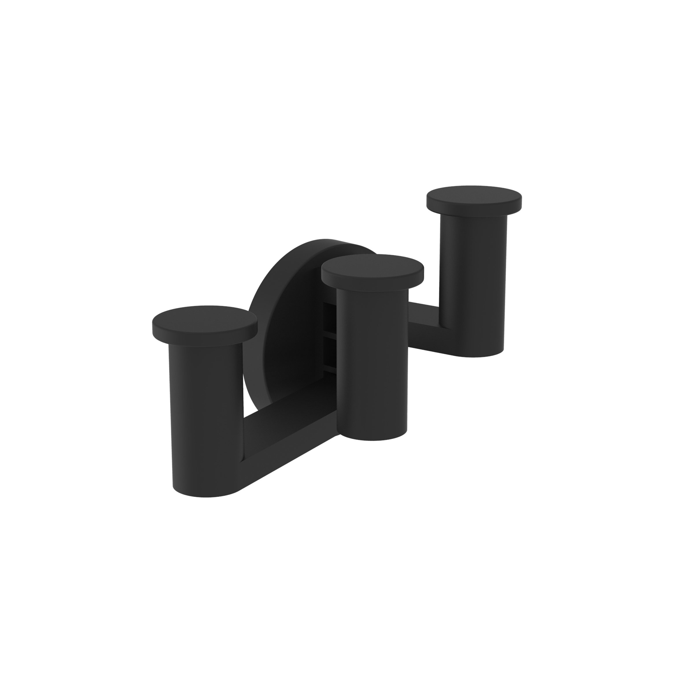 Ginger 4610T/MB Triple Pivoting Robe Hook, Matte Black - Amazon.com